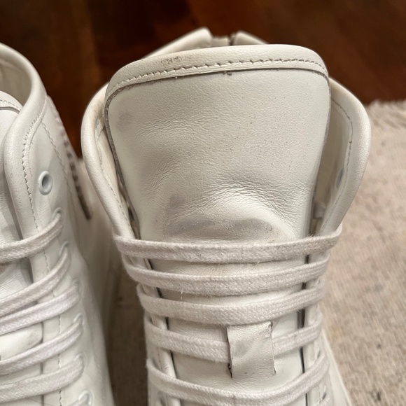 Common Projects Achilles High White Leather Sneakers Women’s Size 38 - Picture 6 of 7